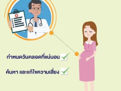 สื่อประชาสัมพันธ์ เรื่อง การป้องกันภาวะคลอดก่อนกำหนด