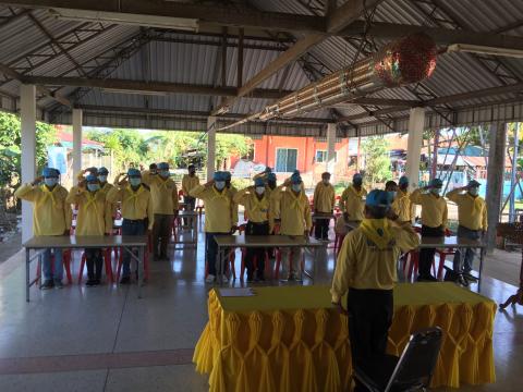 โครงการฝึกอบรมชุอปฏิบัติการจิตอาสาภัยพิบัติ ประจำองค์การบริหารส่