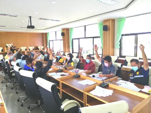การประชุมคณะกรรมการแผนพัฒนา อบต.แสลงพัน