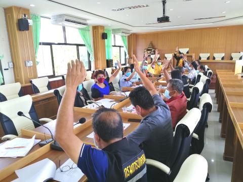 การประชุมคณะกรรมการแผนพัฒนา อบต.แสลงพัน