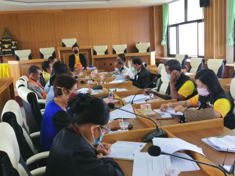 การประชุมคณะกรรมการแผนพัฒนา อบต.แสลงพัน