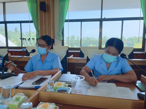 การประชุมคณะกรรมการกองทุนหลักประกันสุขภาพอบต.แสลงพัน