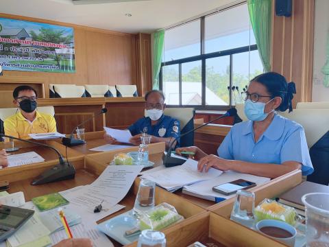 การประชุมคณะกรรมการกองทุนหลักประกันสุขภาพอบต.แสลงพัน