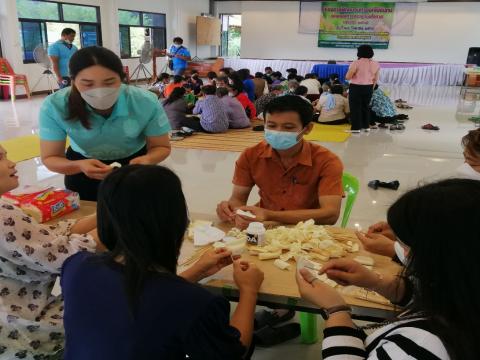 โครงการฝึกอบรมดอกไม้จันทร์ของคนพิการและผู้ด้อยโอกาส ปี2565
