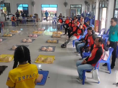 โครงการอบรมอปพร.หลัก(สูตรจัดตั้ง) ปี พ.ศ.2566 อบต.แสลงพัน