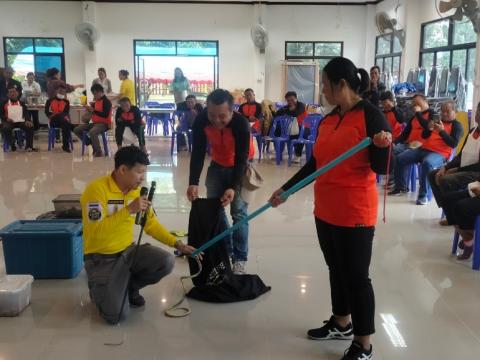 โครงการอบรมอปพร.หลัก(สูตรจัดตั้ง) ปี พ.ศ.2566 อบต.แสลงพัน