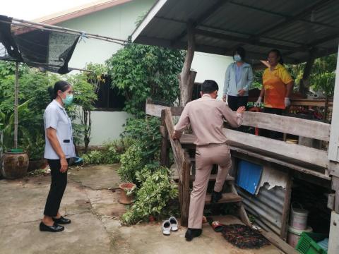 “ลงพื้นที่เยี่ยมผู้ป่วยติดเตียง ในเขตรับผิดชอบตำบลแสลงพัน”