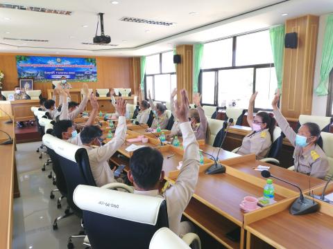 ประชุมสภาอบต.แสลงพัน ครั้งแรก ประจำปี พ.ศ.2565