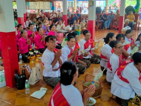 กิจกรรมสืบสานงานประเพณีอีสานการสวดมนต์หมู่ทำนองสรภัญญะ