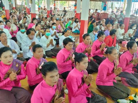 กิจกรรมสืบสานงานประเพณีอีสานการสวดมนต์หมู่ทำนองสรภัญญะ
