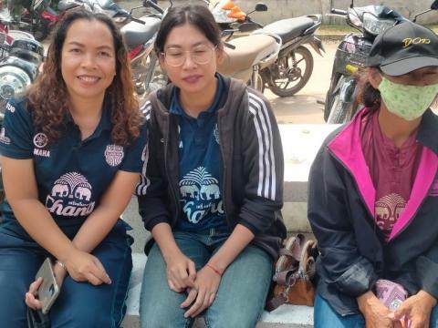 กีฬาสานสัมพันธ์ระหว่าง อบต.แสลงพัน กับชาวบ้าน บ้านบุขี้เหล็ก