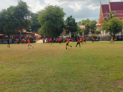 กีฬาสานสัมพันธ์ระหว่าง อบต.แสลงพัน กับชาวบ้าน บ้านบุขี้เหล็ก