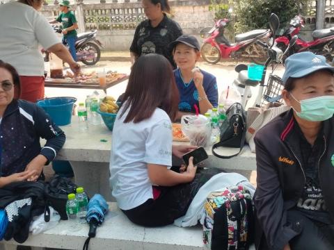 กีฬาสานสัมพันธ์ระหว่าง อบต.แสลงพัน กับชาวบ้าน บ้านบุขี้เหล็ก