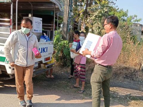 ลงพื้นที่เยี่ยมผู้ป่วยติดเตียงในตำบลแสลงพัน