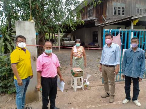 ลงพื้นที่มอบถุงยังชีพ อบต.แสลงพัน