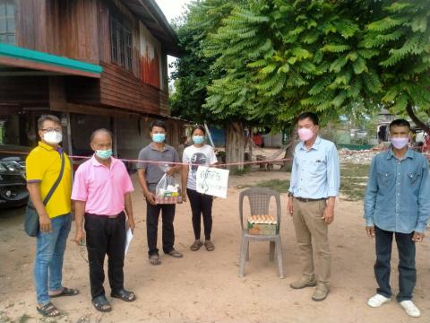 ลงพื้นที่มอบถุงยังชีพ อบต.แสลงพัน