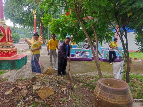 กิจกรรมของอาสาสมัครท้องถิ่นรักษ์โลก ต.แสลงพัน