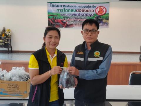 โครงการฝึกอบรมรณรงค์สาธิตการไถกลบตอซังข้าวและปลูกพืชปรับปรุงดิน
