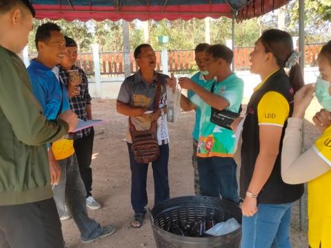 โครงการฝึกอบรมรณรงค์สาธิตการไถกลบตอซังข้าวและปลูกพืชปรับปรุงดิน